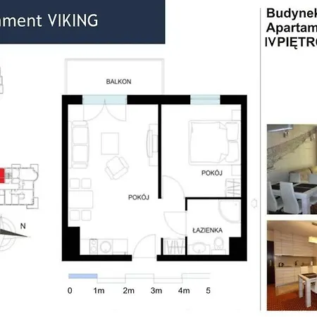 Apartament Viking Continental Krynica Morska Eksteriør bilde